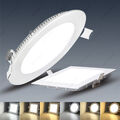 LED Panel Einbaustrahler Deckenleuchte Einbau Leuchte Eckig Rund Spot Flach Slim