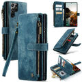 Hülle für Samsung Galaxy S21 S22 S23 S24 Ultra A52 A53 Leder Card Wallet Cover