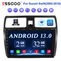 KAM+ Autoradio Bluetooth 10.1" IPS Android13 GPS Navi Für SUZUKI SWIFT III 05-10