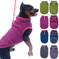 Haustier Hund Katze Fleece Kleidung Winter Warm Weste Mantel Jacke Hundepullover