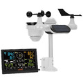 VEVOR 7-In-1 Wetterstation Funkwetterstation Mit Außensensor 7,5" Farbdisplay Rc