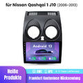 Android 13 Für Nissan Qashqai J10 Autoradio Carplay GPS NAVI SWC WIFI DAB+ 2+64G