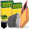 MANN FILTERSET INSPEKTIONSPAKET für 1.4+16V VW GOLF 5 6 CADDY 3 SKODA OCTAVIA 2