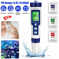 Digital PH Wert+TDS-EC Wasser Messgerät Tester Meter Aquarium Pool Prüfer,PH0~14