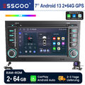 +Kam Android Apple Carplay Autoradio GPS RDS WiFi Für Audi A4 S4 RS4 B6 B7 8E 8H