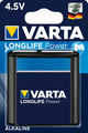 1x Varta Batterie Longlife Power Alkaline, Block, 3LR12, 4.5V MHD 2025