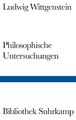 Philosophische Untersuchungen Ludwig Wittgenstein Buch Bibliothek Suhrkamp 2003