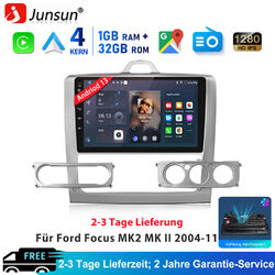 Android 13 Autoradio GPS DAB Wifi BT Carplay Für Ford Focus MK2 MK II 2004-2011