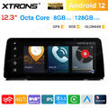 12,3" Android 13 Autoradio Octa Kern 8+128GB GPS Navi Für BMW 5er F10 F11 NBT