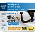 ANHÄNGERKUPPLUNG vert. abnehmbar für VW Tiguan II ab 16 +13pol E-Satz ECS