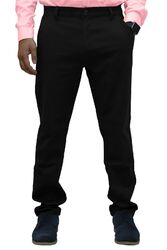 Herren Chinohose normale Passform flache Front lässige entspannte Stretch Hose