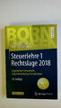 58777 Manfred Bornhofen STEUERLEHRE 1 RECHTSLAGE 2018 Allgemeines Steuerrecht,