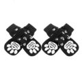 4pcs/set Einstellbare Anti-Rutsch Hundesocken Haustier Pfote Schutz für Welpen~