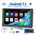 Doppel 2DIN 7" Android13 Autoradio GPS Navigation NAVI WiFi Bluetooth USB FM RDS