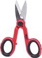 KS TOOLS Universal-Werkstattschere, 140mm, rot