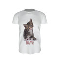 (22 58) T-SHIRT KATZE SÜSSES KLEINES KÄTZCHEN MIEZE - Gr. S-5XL  auch inkl. Name