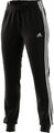 adidas Womens 3-Streifen French Terry C Sweatpants, Black/White verschiedene Grn