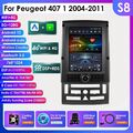 Für 2004-2011 Peugeot 407 9.7'' Autoradio Android 13 GPS Navi USB BT WiFi 8+128G