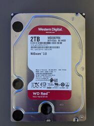 Western Digital Red WDC WD20EFRX 2TB interne NAS Festplatte 5400 RPM