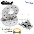 Eibach Spurverbreiterung 32mm p.A. für Opel Astra G Caravan T98 :: 1998 >> 2004