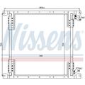 Kondensator Klimaanlage Klimakühler Aluminium 560 x 534