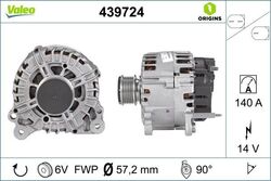 VALEO (439724) Lichtmaschine Generator für AUDI SEAT SKODA VW