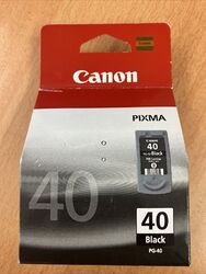 Canon Pixma 40 PG-40 Black ORIGINAL Tinte Schwarz 0615B001 Druckerpatrone OVP