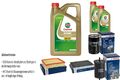 BOSCH Inspektionspaket 7 L Castrol EDGE FST 5W-30 LL für VW Passat