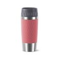 EMSA Travel Mug EASY TWIST Isolierbecher Thermobecher Arbeit Reisen 360ml rot