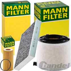 MANN FILTER INSPEKTIONSPAKET passend für 3.0/45 50 TDI AUDI A4 B9 A5 F5 Q5 FY