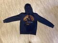 Kapuzenpulli Hoodie Sweatshirt mit Kapuze Jean Pascal Gr. S grau-blau, 1 Fleck