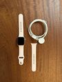 Apple Watch SE GPS+ Cellular 2020, 40mm Aluminiumgehäuse Silber, Sportarmband