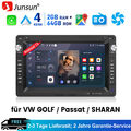 7'' 64G Für VW Polo 9N Golf 4 Passat B5 T5 Android 13 Autoradio Carplay GPS Navi