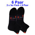 Socken schwarz Sport Frottee kurz atmungsaktiv warm Gr. 35-38 39-42 43-46 47-49"