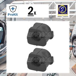 2x ORIGINAL® Original Imperium Lagerung, Stabilisatorkoppelstange Vorne für VW