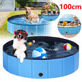 Hundepool Wasserbecken Doggy Kinderpool Sommer Swimmingpool Planschbecken 100cm