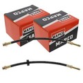 2X MAPCO BREMSSCHLÄUCHE BREMSSCHLAUCH VORNE passend für SKODA FELICIA VW CADDY