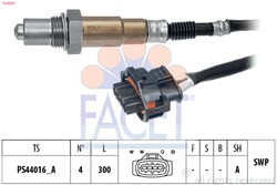 FACET Lambdasonde, Sensor Abgassteuerung Made in Italy - OE Equivalent 10.8267