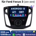 8-Core 128GB Android 13 Navi AutoRadio GPS CarPlay für Ford Focus 3 MK3 2011-18