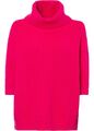 Pullover mit Struktur Gr. 36/38 Pinklady Damen 3/4 Ärmel Rollkragenpullover Neu