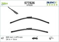 Wischblatt Scheibenwischer SILENCIO FLAT BLADE SET VALEO 577826 für 8P7 A3 AUDI