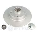 2x Bremsscheibe OPTIMAL 702983BS4 passend für RENAULT