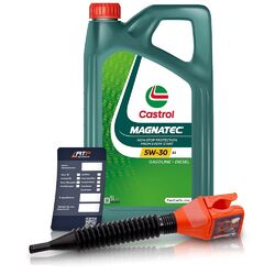 5 L LITER CASTROL MAGNATEC 5W-30 A5 MOTOR-ÖL MOTOREN-ÖL### INKL. ÖLWECHSEL-ANHÄNGER + EINFÜLLTRICHTER ###