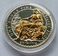 1 UNZE 999 SILBER - ENGLAND / BRITANNIA 2005 - GOLD - SILBERMÜNZE - SILBERBARREN