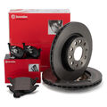 BREMBO Bremsscheiben Ø 280mm + Beläge + Wako für AUDI A3 8P VW GOLF 5 6 vorne