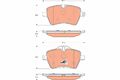 TRW Bremsbelagsatz Scheibenbremse COTEC GDB1712 für MINI R61 CLUBMAN R55 PACEMAN