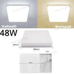 12W-60W LED Deckenleuchte Ultraflach Panel Deckenlampe Wohnzimmer Schlafzimmer✔kaltweiß/Warmweiß/Dimmbar/RGB✔16W/20W/24W/28W/36W/48W