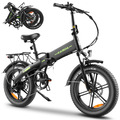 Ebike Elektrofahrrad Klapprad 500W E Mountainbike E-MTB Fatbike 48V Mit Pedelec