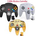 2.4GHZ Wireless N64 Controller Retro Remote Gamepad Für N64 System Video Console