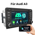 DAB+ 32G Android 13 Carplay Autoradio GPS Navi WIFI 32G Für Audi A3 S3 RS3 8V 8P